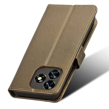For Oukitel C51 Case PU Leather Diamond Texture Protective Phone Cover
