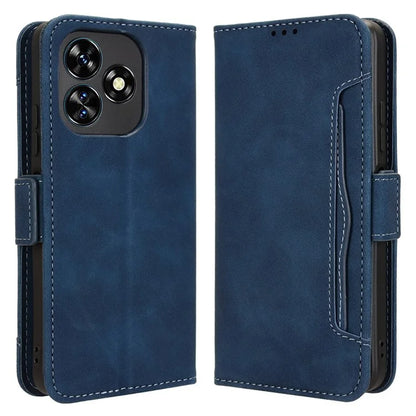 For Oukitel C51 Case Multiple Card Slots Leather Stand Phone Cover