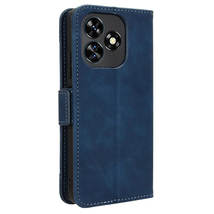 For Oukitel C51 Case Multiple Card Slots Leather Stand Phone Cover