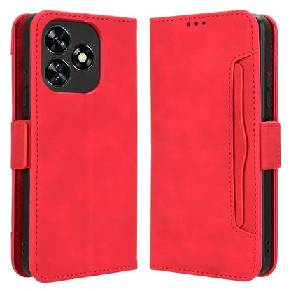 For Oukitel C51 Case Multiple Card Slots Leather Stand Phone Cover