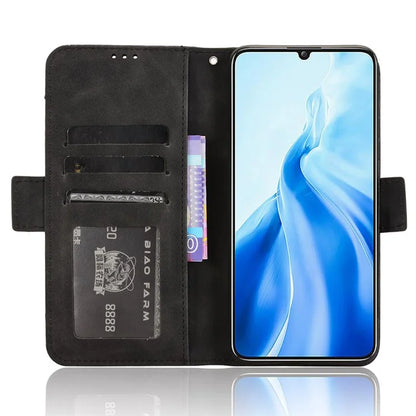 For Oukitel C51 Case Multiple Card Slots Leather Stand Phone Cover