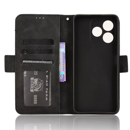 For Oukitel C51 Case Multiple Card Slots Leather Stand Phone Cover