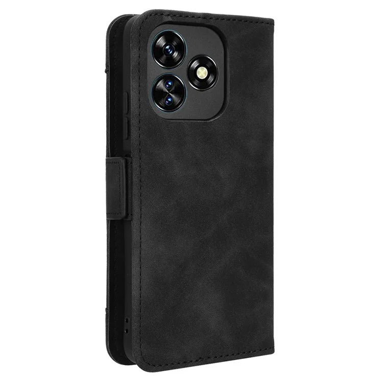 For Oukitel C51 Case Multiple Card Slots Leather Stand Phone Cover