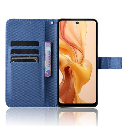 For Ulefone Note 18 Ultra Case PU Leather Diamond Texture Protective Phone Cover
