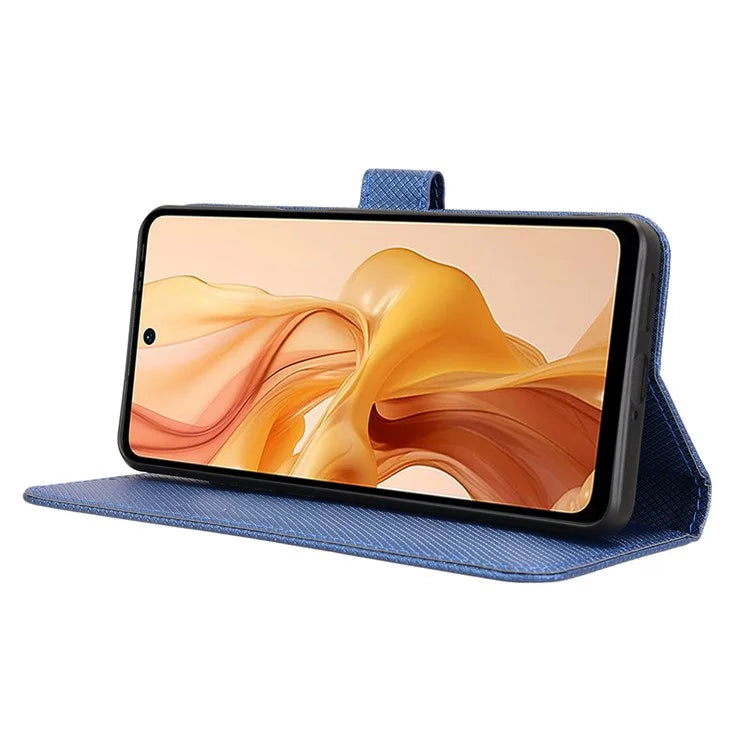 For Ulefone Note 18 Ultra Case PU Leather Diamond Texture Protective Phone Cover