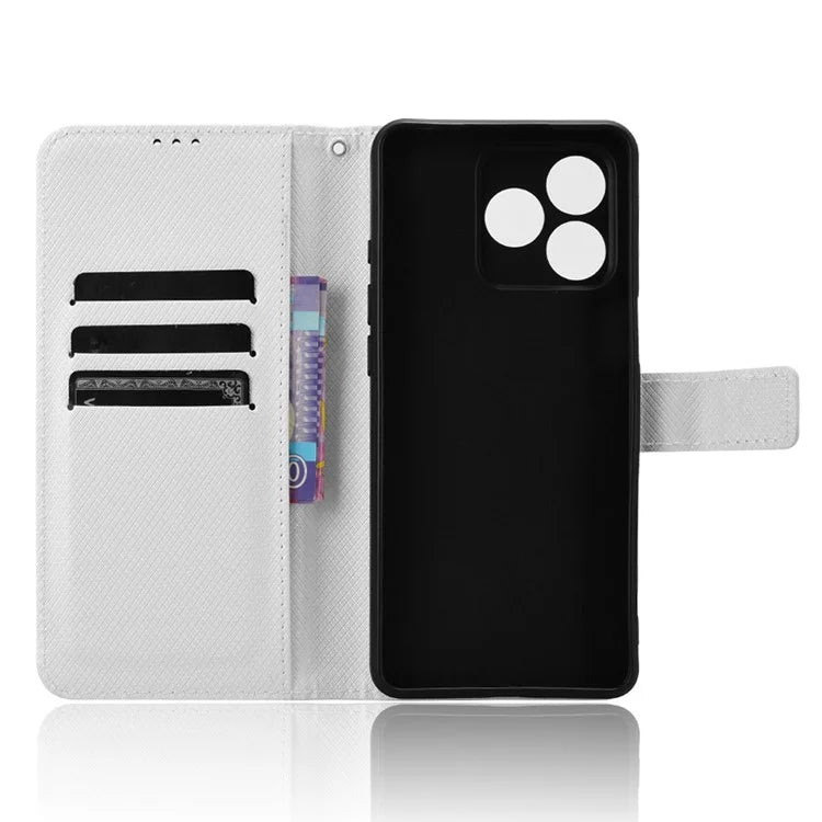 For Ulefone Note 18 Ultra Case PU Leather Diamond Texture Protective Phone Cover