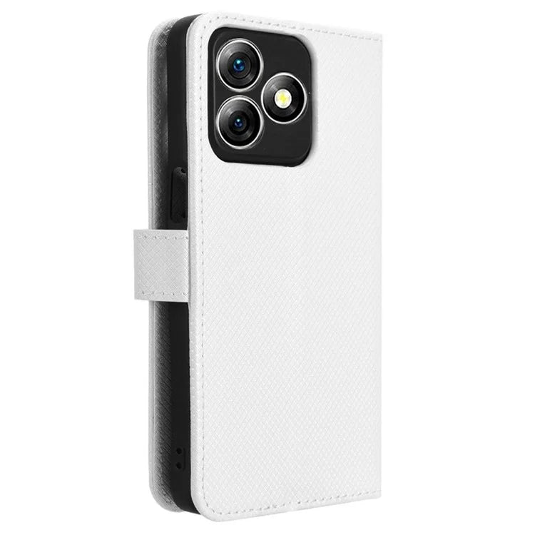 For Ulefone Note 18 Ultra Case PU Leather Diamond Texture Protective Phone Cover