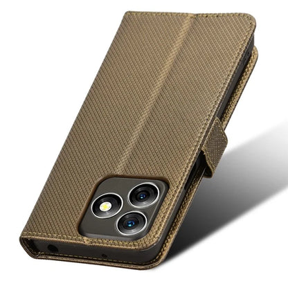 For Ulefone Note 18 Ultra Case PU Leather Diamond Texture Protective Phone Cover
