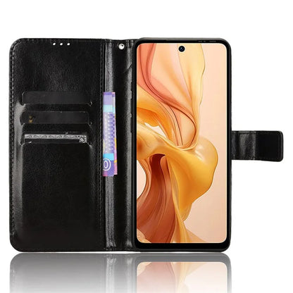 For Ulefone Note 18 Ultra Leather Phone Case Wallet Crazy Horse Texture