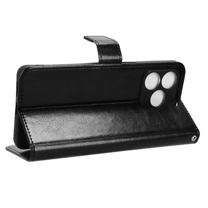 For Ulefone Note 18 Ultra Leather Phone Case Wallet Crazy Horse Texture