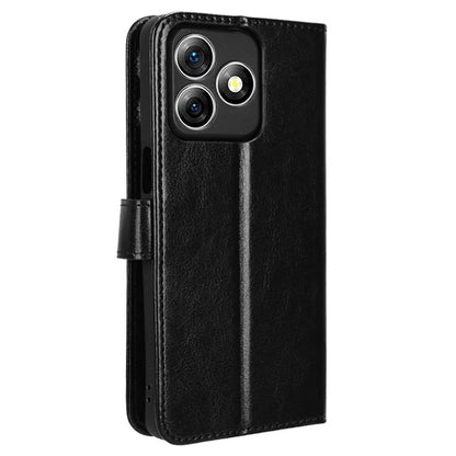 For Ulefone Note 18 Ultra Leather Phone Case Wallet Crazy Horse Texture