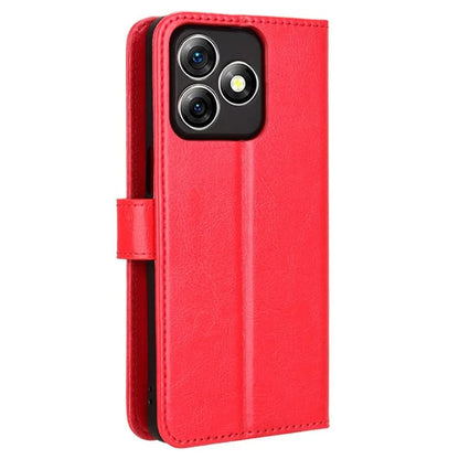 For Ulefone Note 18 Ultra Leather Phone Case Wallet Crazy Horse Texture