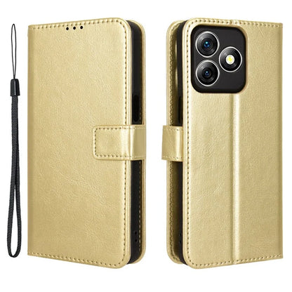 For Ulefone Note 18 Ultra Leather Phone Case Wallet Crazy Horse Texture