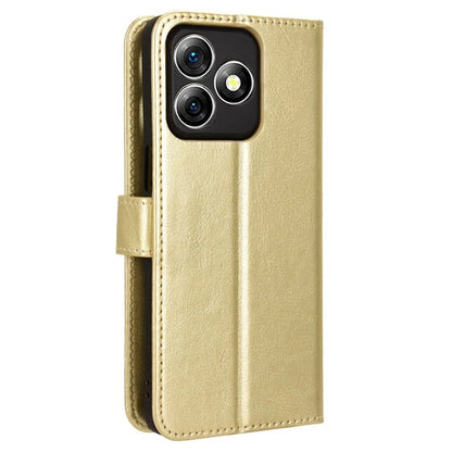 For Ulefone Note 18 Ultra Leather Phone Case Wallet Crazy Horse Texture