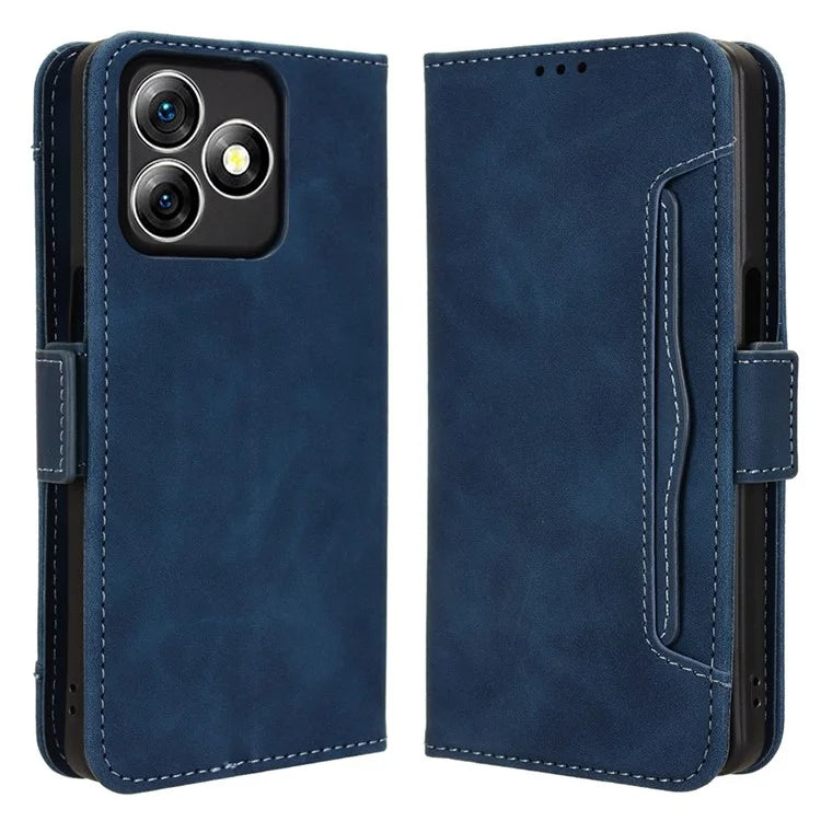 For Ulefone Note 18 Ultra Case Multiple Card Slots Leather Stand Phone Cover