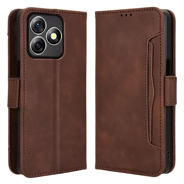 For Ulefone Note 18 Ultra Case Multiple Card Slots Leather Stand Phone Cover