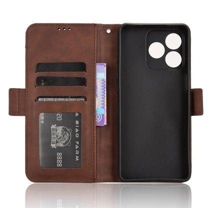 For Ulefone Note 18 Ultra Case Multiple Card Slots Leather Stand Phone Cover