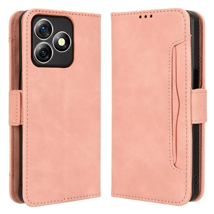 For Ulefone Note 18 Ultra Case Multiple Card Slots Leather Stand Phone Cover