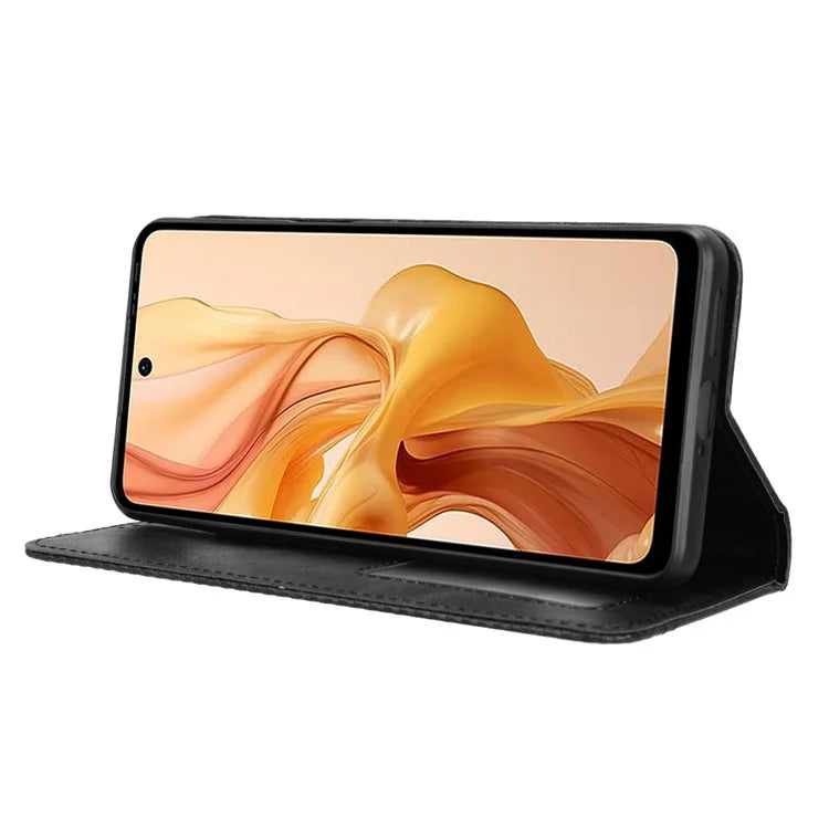 For Ulefone Note 18 Ultra Case Retro PU Leather Wallet Phone Cover Stand