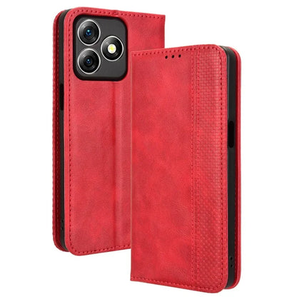For Ulefone Note 18 Ultra Case Retro PU Leather Wallet Phone Cover Stand