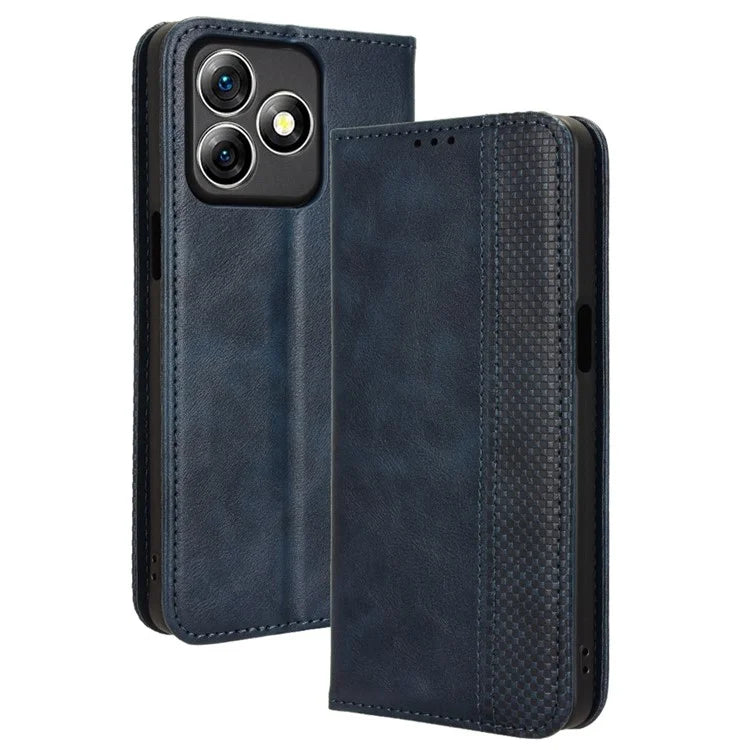 For Ulefone Note 18 Ultra Case Retro PU Leather Wallet Phone Cover Stand