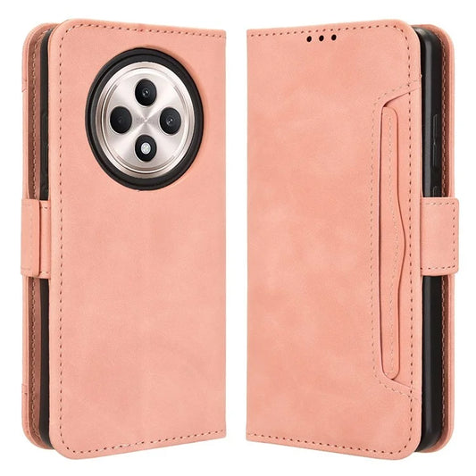 For Oppo Reno12 F 5G / Oppo F27 5G Case Multiple Card Slots Leather Stand Phone Cover