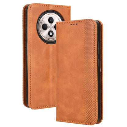 For OPPO Reno12 F 5G / Oppo F27 5G Case Retro PU Leather Wallet Phone Cover Stand