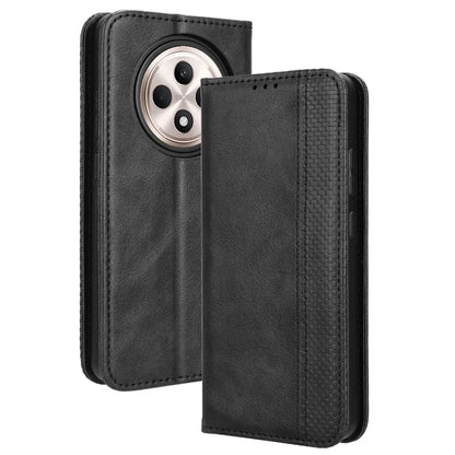 For OPPO Reno12 F 5G / Oppo F27 5G Case Retro PU Leather Wallet Phone Cover Stand
