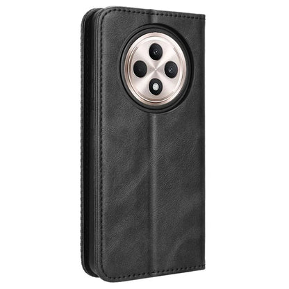 For OPPO Reno12 F 5G / Oppo F27 5G Case Retro PU Leather Wallet Phone Cover Stand