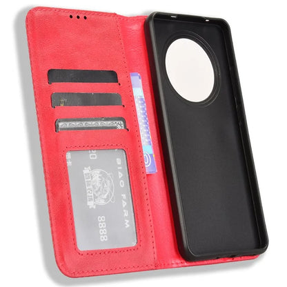 For OPPO Reno12 F 5G / Oppo F27 5G Case Retro PU Leather Wallet Phone Cover Stand