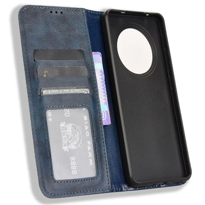 For OPPO Reno12 F 5G / Oppo F27 5G Case Retro PU Leather Wallet Phone Cover Stand