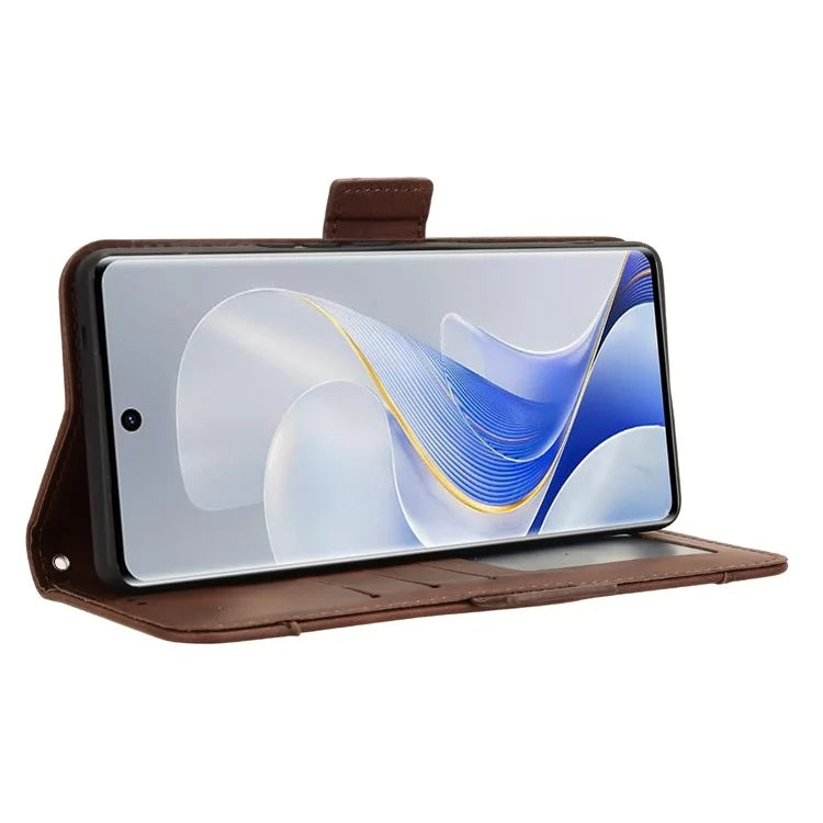 For vivo S19 Pro 5G  /  V40 5G Case Multiple Card Slots Leather Stand Phone Cover
