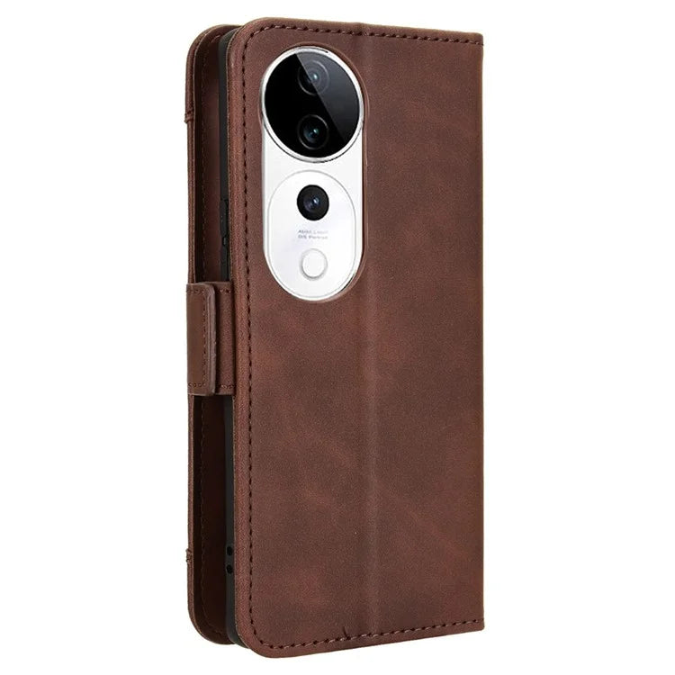 For vivo S19 Pro 5G  /  V40 5G Case Multiple Card Slots Leather Stand Phone Cover