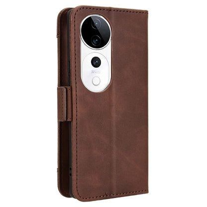 For vivo S19 Pro 5G  /  V40 5G Case Multiple Card Slots Leather Stand Phone Cover