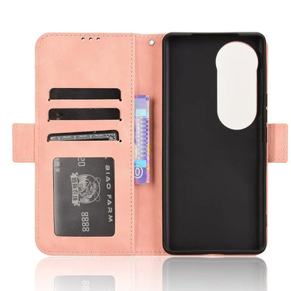 For vivo S19 Pro 5G  /  V40 5G Case Multiple Card Slots Leather Stand Phone Cover