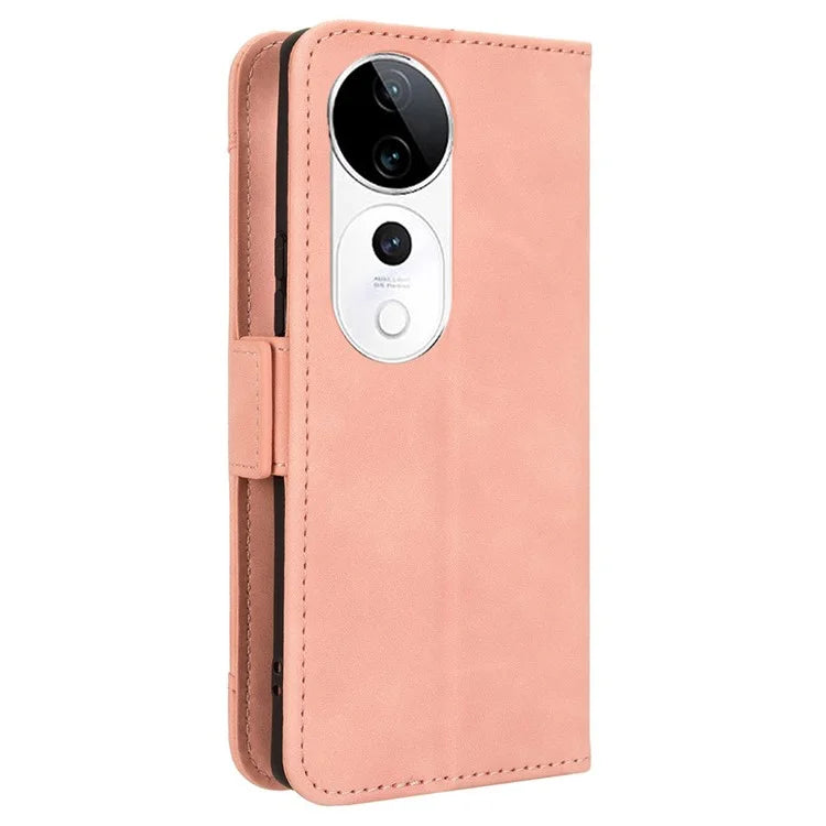 For vivo S19 Pro 5G  /  V40 5G Case Multiple Card Slots Leather Stand Phone Cover