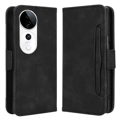 For vivo S19 Pro 5G  /  V40 5G Case Multiple Card Slots Leather Stand Phone Cover