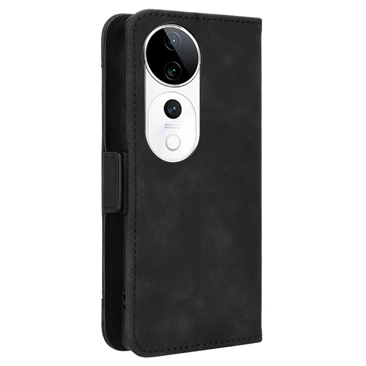 For vivo S19 Pro 5G  /  V40 5G Case Multiple Card Slots Leather Stand Phone Cover