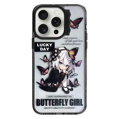 For iPhone 14 Pro Max Case Pattern PC + TPU Shockproof Protective Phone Cover