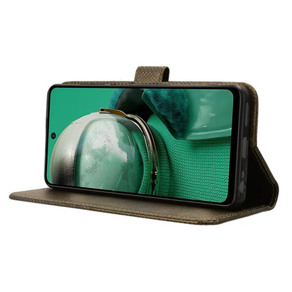 For HMD Pulse  /  Pulse Pro  /  Pulse+ Case PU Leather Diamond Texture Protective Phone Cover