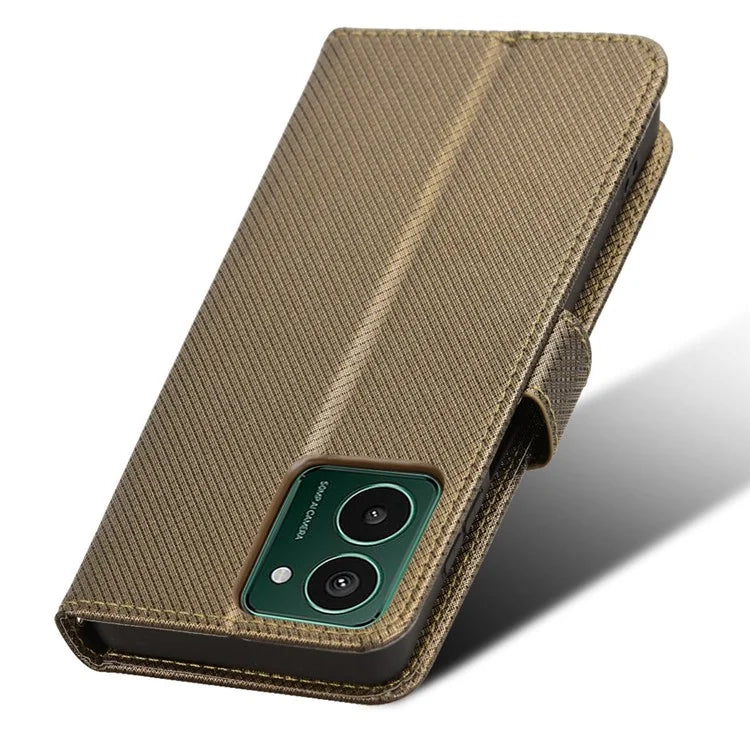 For HMD Pulse  /  Pulse Pro  /  Pulse+ Case PU Leather Diamond Texture Protective Phone Cover