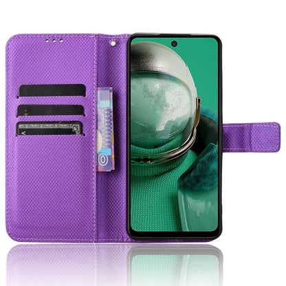 For HMD Pulse  /  Pulse Pro  /  Pulse+ Case PU Leather Diamond Texture Protective Phone Cover