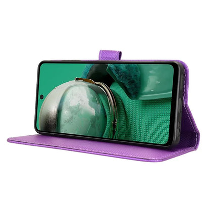 For HMD Pulse  /  Pulse Pro  /  Pulse+ Case PU Leather Diamond Texture Protective Phone Cover