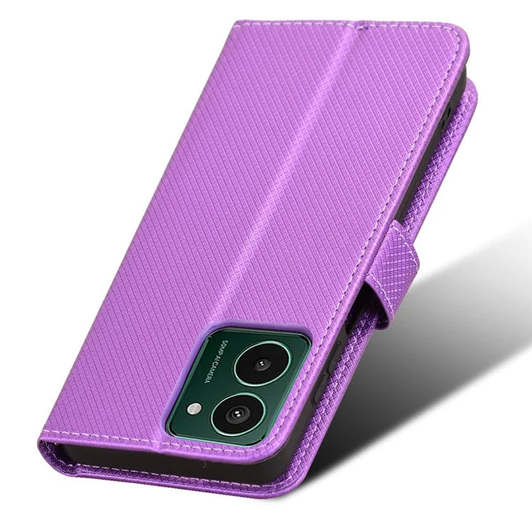 For HMD Pulse  /  Pulse Pro  /  Pulse+ Case PU Leather Diamond Texture Protective Phone Cover