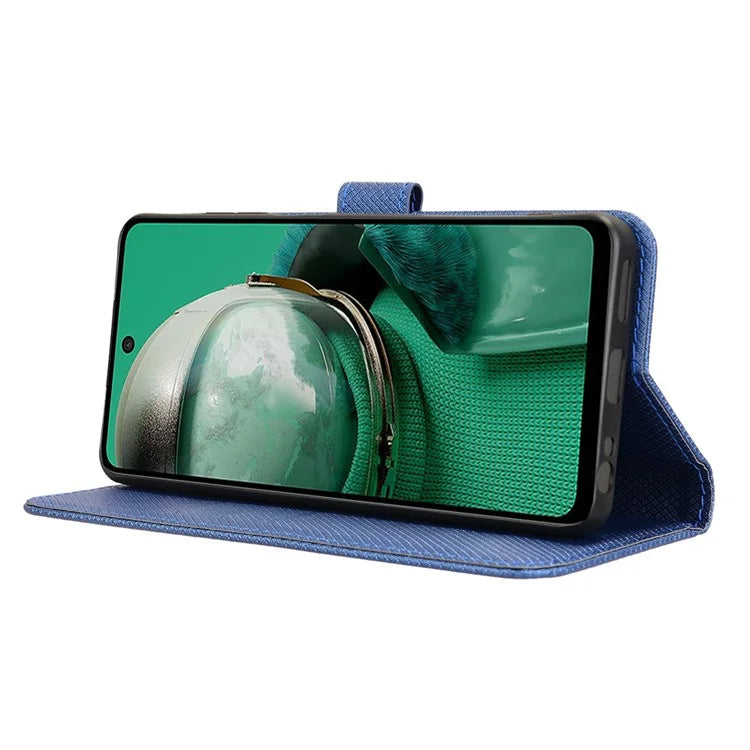 For HMD Pulse  /  Pulse Pro  /  Pulse+ Case PU Leather Diamond Texture Protective Phone Cover