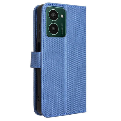 For HMD Pulse  /  Pulse Pro  /  Pulse+ Case PU Leather Diamond Texture Protective Phone Cover