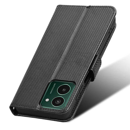For HMD Pulse  /  Pulse Pro  /  Pulse+ Case PU Leather Diamond Texture Protective Phone Cover