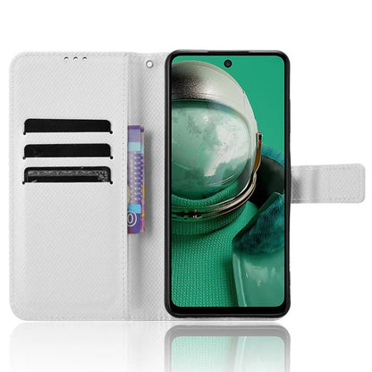 For HMD Pulse  /  Pulse Pro  /  Pulse+ Case PU Leather Diamond Texture Protective Phone Cover