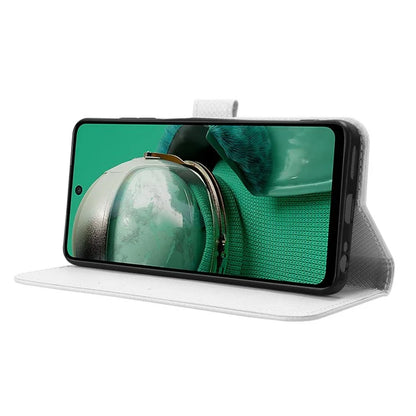 For HMD Pulse  /  Pulse Pro  /  Pulse+ Case PU Leather Diamond Texture Protective Phone Cover