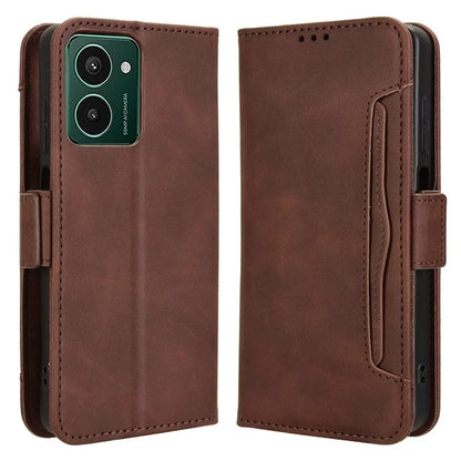 For HMD Pulse  /  Pulse Pro  /  Pulse+ Case Multiple Card Slots Leather Stand Phone Cover